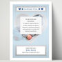 It’s A Boy Baby Photo Print Personalised New Baby Gift, thumbnail 2 of 5