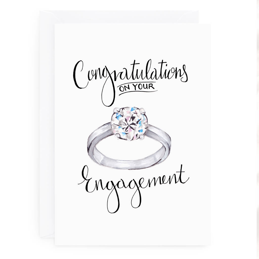 engagement card by de fraine design london