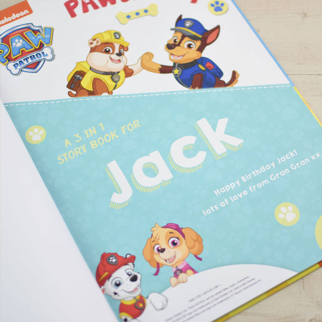 Paw Patrol Personalised Book By Alice Frederick | notonthehighstreet.com