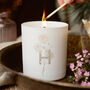 Initial Flower Personalised Glow Through Candle Gift, thumbnail 1 of 7