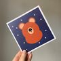 Bear Set Of Six Mixed Design Greetings Cards, thumbnail 4 of 5