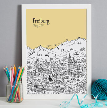 Personalised Freiburg Print, 6 of 9