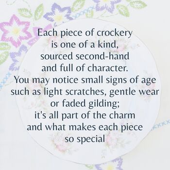 Only Twats Can Read This Upcycled Vintage Plate, 7 of 9