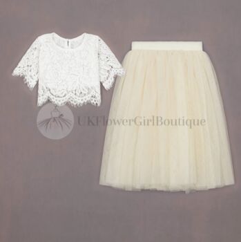 Felicity Couture Set Ivory Cream, 3 of 7
