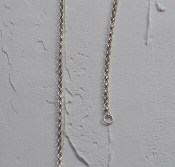 1.7mm Sterling Silver Belcher Chain Necklace, 3 of 6