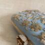 Sky Blue Handcrafted Rectangular Clutch Bag, thumbnail 10 of 10