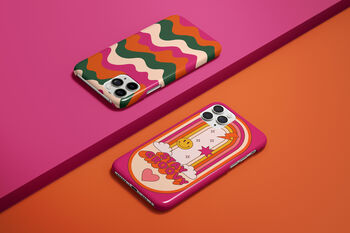 Stay Groovy Phone Case Durable iPhone Mobile Cover, 4 of 7