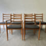 Mid Century Set Of Dining Chairs By Schreiber Furniture, thumbnail 3 of 12