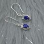 Lapis Lazuli Earrings: December Birthstone Jewelry, thumbnail 6 of 6