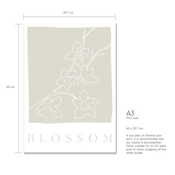 Botanical Blossom Print, 3 of 4