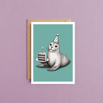 Pack Of Six Marine Life Birthday Cards, 4 of 11