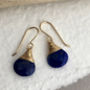 Lapis Lazuli Drop Earrings, thumbnail 2 of 3