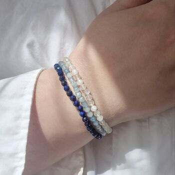 Lapis Lazuli Crystal Bracelet A Gift For Friendship, 4 of 6