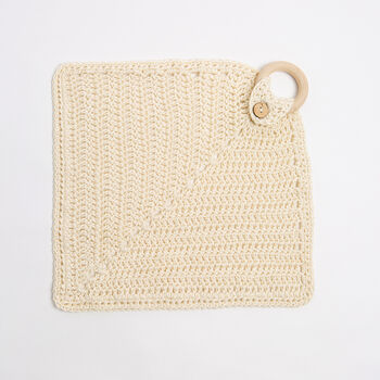 Eco Dish Cloth Easy Crochet Kit, 3 of 10