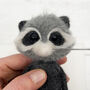 Needle Felting Kit, Raccoon, thumbnail 6 of 10