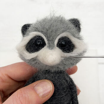 Needle Felting Kit, Raccoon, 6 of 10