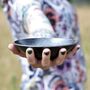 Medium Steel Hammered Trinket Bowl For 11th Anniversary, thumbnail 9 of 9