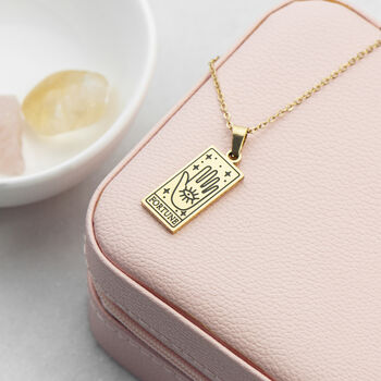 Personalised Fortune Tarot Card Necklace, 4 of 6