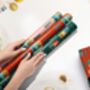 Festive Houses Christmas Wrapping Paper, thumbnail 1 of 6