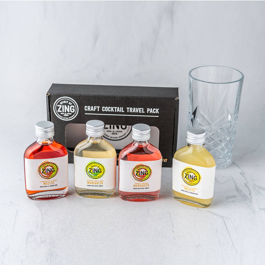 Image of Mojito And Margarita Lovers Cocktail Travel Pack