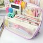 Organisation Multi Compartment Student Pencil Case, thumbnail 1 of 6