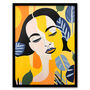 I Dream In Yellow Bright Women Fun Bold Wall Art Print, thumbnail 5 of 6