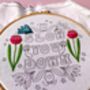 Slow You Down Norfolk Inspired Embroidery Kit, thumbnail 2 of 5