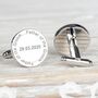 Personalised Cufflinks Father Of The Bride/Groom, thumbnail 4 of 4