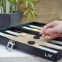 Monogrammed Three In One Backgammon And Chess Set, thumbnail 1 of 2