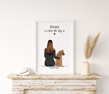 Personalised Pet Lover Home Print, 9 of 9