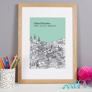 Personalised Oxford Graduation Gift Print, 7 of 9