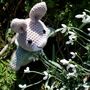 Handmade Crochet Easter Bunny, thumbnail 3 of 3