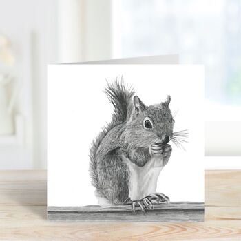 Squirrel Countryside Wildlife Greeting Card, 6 of 7