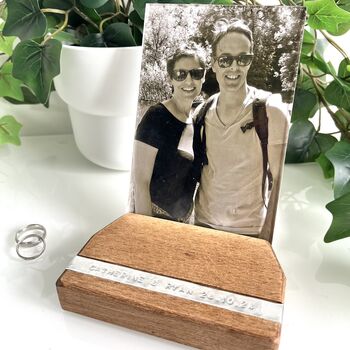 Personalised Wooden Photo Block, 3 of 12