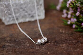 Madison Silver Luna Necklace, 2 of 3