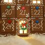 Personalised Fill Your Own Colour Pop Gingerbread House LED Advent Calendar, thumbnail 8 of 11