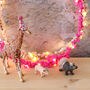 Pom Pom Fairy Light Decorative Hoop, thumbnail 4 of 7