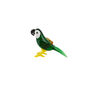Artisan Glass Green Parrot In Gift Box | Collectable | Glass Animal | Home Decor | Tropical Bird, thumbnail 4 of 4
