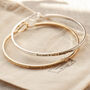 Success Is Not A Straight Line Brass Bangle, Motivational Gift For Her, Exams Gift, Study Gift, thumbnail 2 of 12