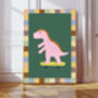 Dinosaur Nursery Art Print, thumbnail 1 of 4