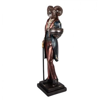 Tall 35cm Gentleman Ram Regal Sheep Figurine Ornament, 3 of 12