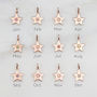 Personalised Rose Gold Plated Birthstone Star Necklace, thumbnail 3 of 5