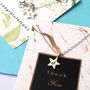 Personalised Star Necklace, thumbnail 1 of 11