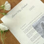 A Letter To My Husband On Our Wedding Day Personalised Keepsake, thumbnail 7 of 10