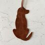 Leather Labrador Christmas Decoration / Bookmark, thumbnail 4 of 9