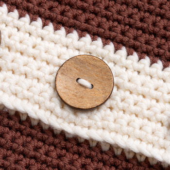 Reindeer Hot Water Bottle Cover Easy Crochet Kit The Merino Yarn, 4 of 10
