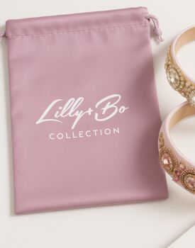 Dianna Rhinestone Headband With A Pink Satin Drawstring Bag //Ages Six Adult, 4 of 5