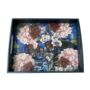 Wooden Tray Blue Orchid Tea Tray / Serving Tray, thumbnail 2 of 4