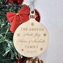 Personalised Family Christmas Wooden Decoration, thumbnail 2 of 4