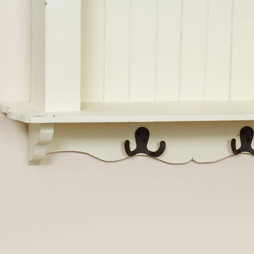 redmon contemporary country wall shelf with towel bar